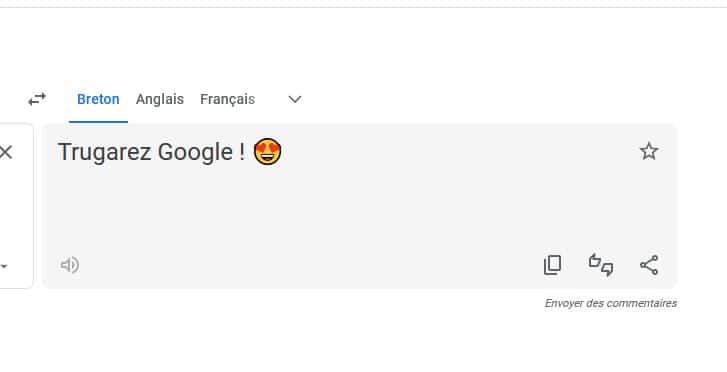 Le breton intégré à Google Translate !